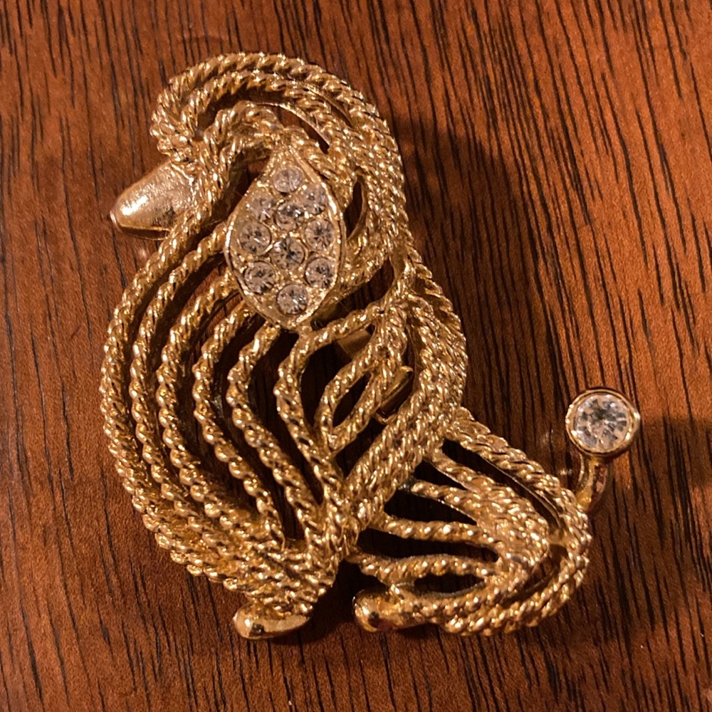 Poodle Brooch